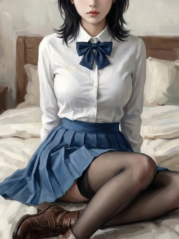 画中少女